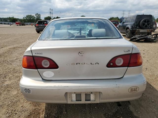 1NXBR12EX1Z547862 - 2001 TOYOTA COROLLA CE SILVER photo 6