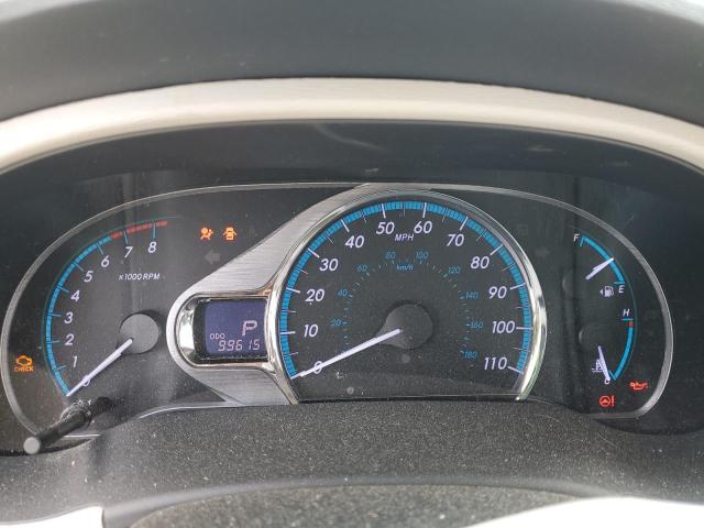 5TDYK3DCXDS326507 - 2013 TOYOTA SIENNA XLE ვერცხლისფერი ფოტო 9