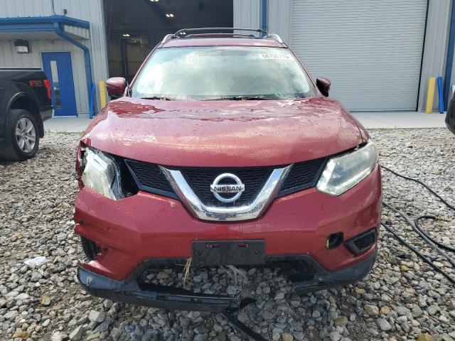 5N1AT2MVXGC890833 - 2016 NISSAN ROGUE S RED photo 5