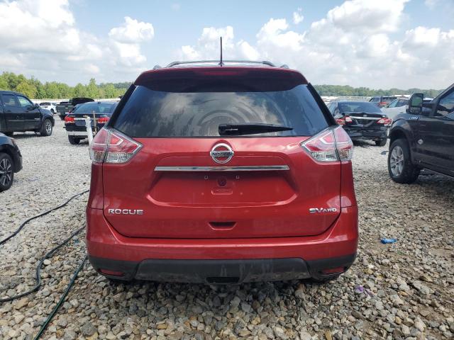 5N1AT2MVXGC890833 - 2016 NISSAN ROGUE S RED photo 6