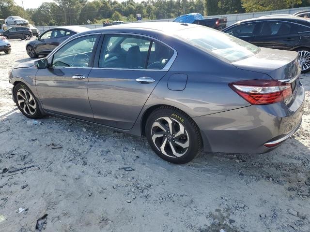 1HGCR2F81GA042484 - 2016 HONDA ACCORD EXL GRAY photo 2