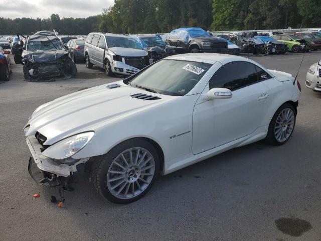 WDBWK73F97F139997 - 2007 MERCEDES-BENZ SLK 55 AMG WHITE photo 1