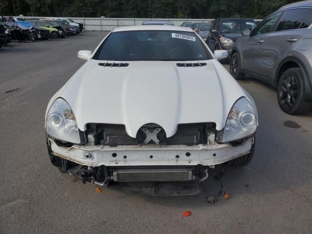 WDBWK73F97F139997 - 2007 MERCEDES-BENZ SLK 55 AMG WHITE photo 5