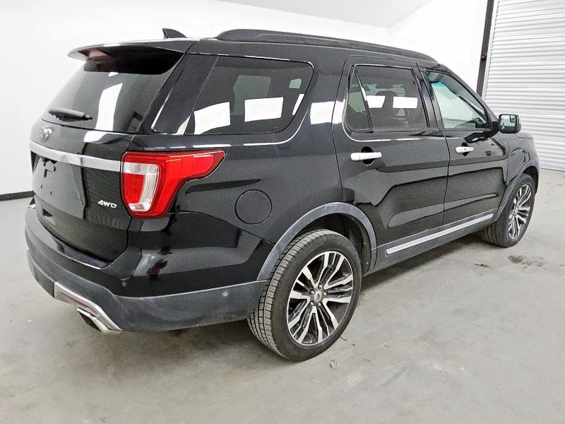 1FM5K8B87GGA37612 - 2016 FORD EXPLORER BLACK photo 3