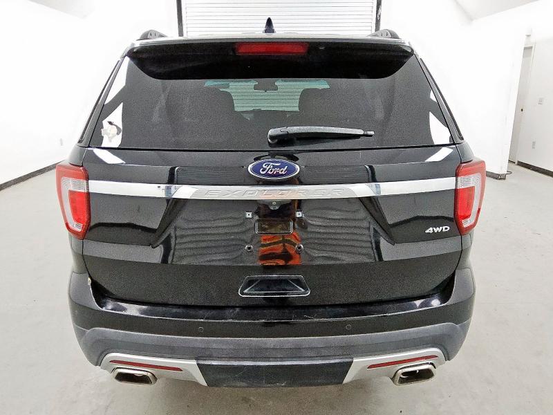 1FM5K8B87GGA37612 - 2016 FORD EXPLORER BLACK photo 6