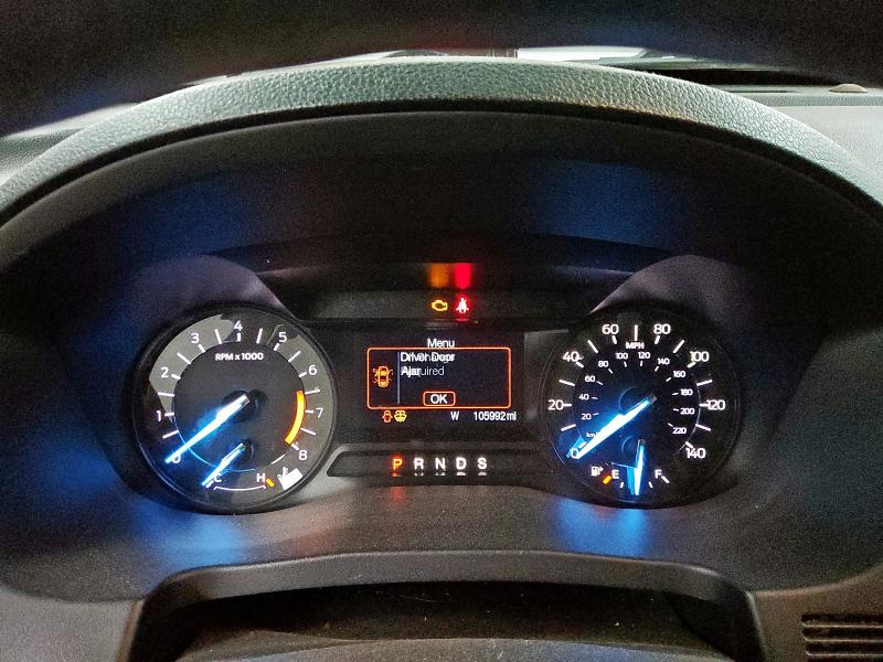 1FM5K8B87GGA37612 - 2016 FORD EXPLORER BLACK photo 9