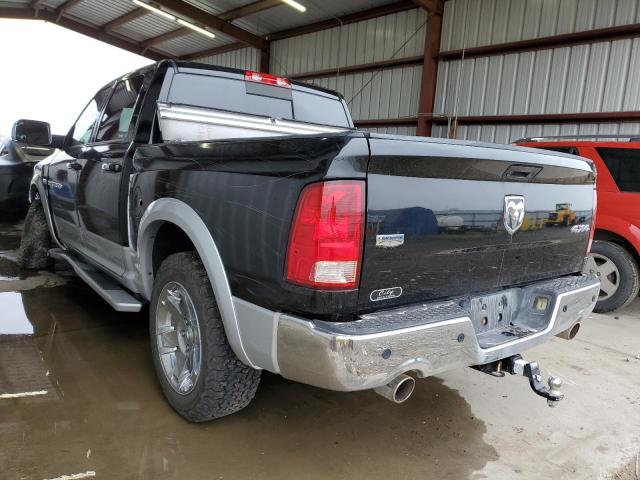 1C6RD7NT6CS247515 - 2012 DODGE RAM 1500 LARAMIE BLACK photo 2