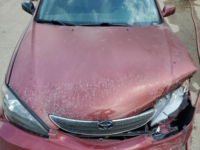 4T1BA32K14U503410 - 2004 TOYOTA CAMRY SE მუქწითელი ფოტო 11