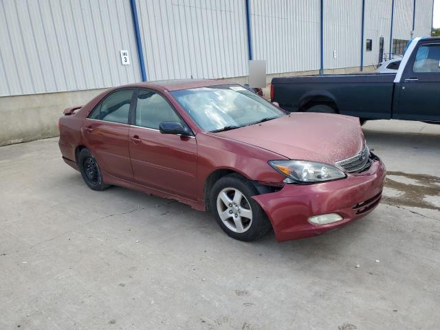 4T1BA32K14U503410 - 2004 TOYOTA CAMRY SE მუქწითელი ფოტო 4