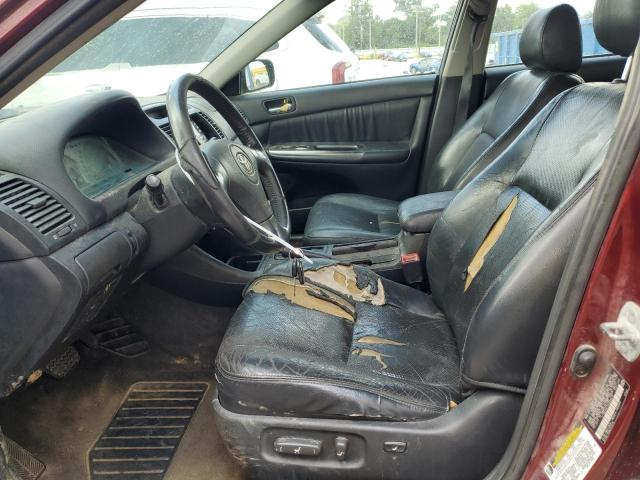 4T1BA32K14U503410 - 2004 TOYOTA CAMRY SE მუქწითელი ფოტო 7