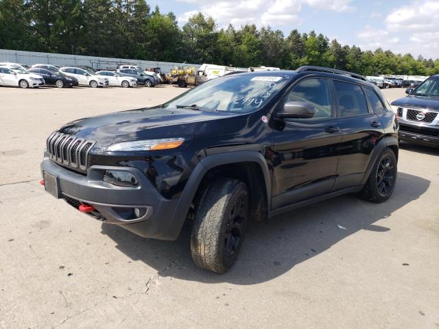 1C4PJMBS3HW656994 - 2017 JEEP CHEROKEE TRAILHAWK BLACK photo 1