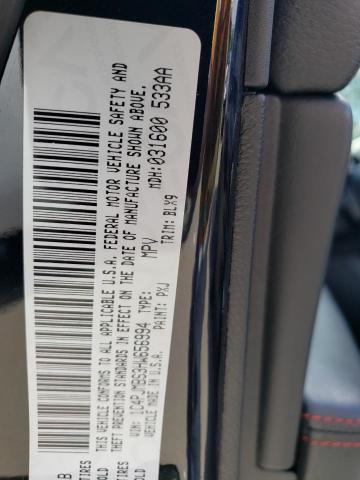 1C4PJMBS3HW656994 - 2017 JEEP CHEROKEE TRAILHAWK BLACK photo 12