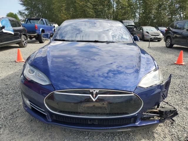 5YJSA1E2XFF116841 - 2015 TESLA MODEL S 蓝色 照片 5