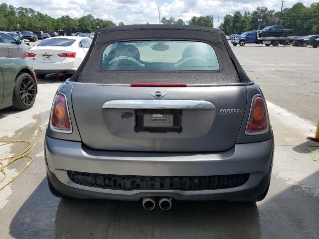 WMWMS33559TG89985 - 2009 MINI COOPER S GRAY photo 6