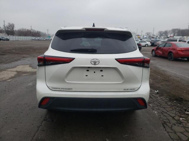 5TDHZRBH7LS020005 - 2020 TOYOTA HIGHLANDER XLE WHITE photo 6