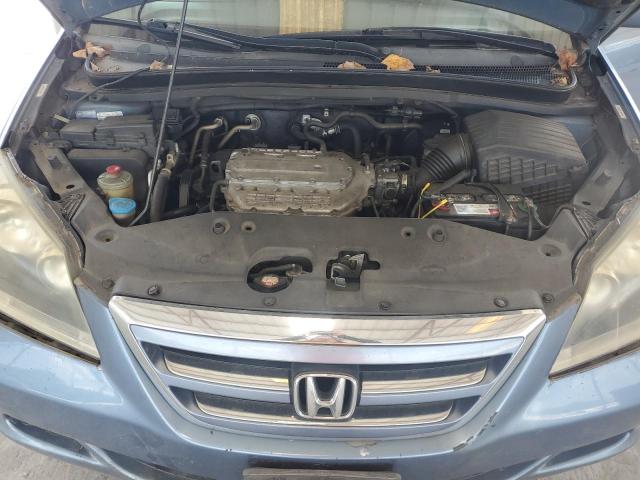 5FNRL38475B084334 - 2005 HONDA ODYSSEY EX BLUE photo 12