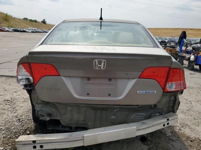 JHMFA36286S015245 - 2006 HONDA CIVIC HYBRID 金色 照片 6