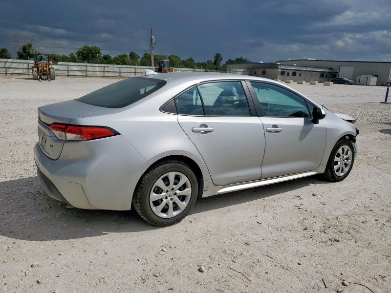 5YFEPMAE1MP264634 - 2021 TOYOTA COROLLA LE Gümüş foto 3