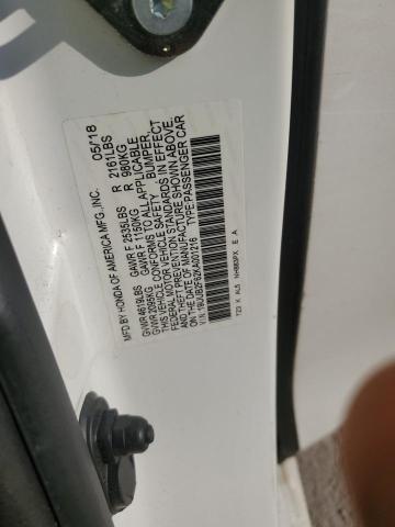 19UUB2F62KA001216 - 2019 ACURA TLX TECHNOLOGY أبيض صورة 12