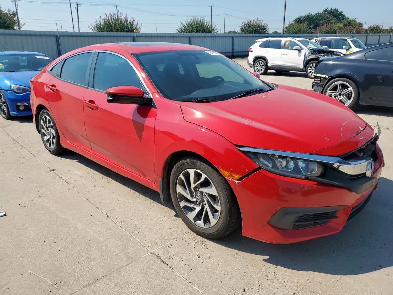 2HGFC2F72GH530219 - 2016 HONDA CIVIC EX RED photo 4