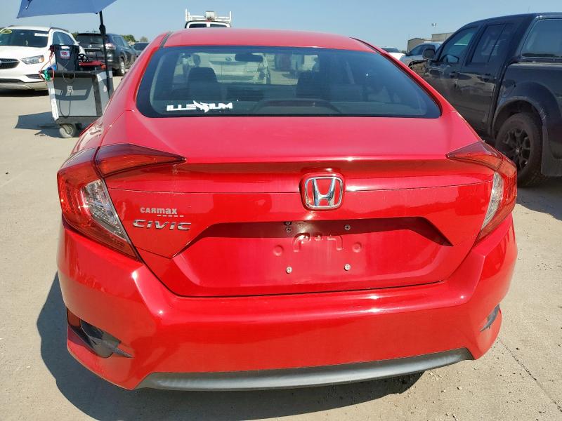2HGFC2F72GH530219 - 2016 HONDA CIVIC EX RED photo 6
