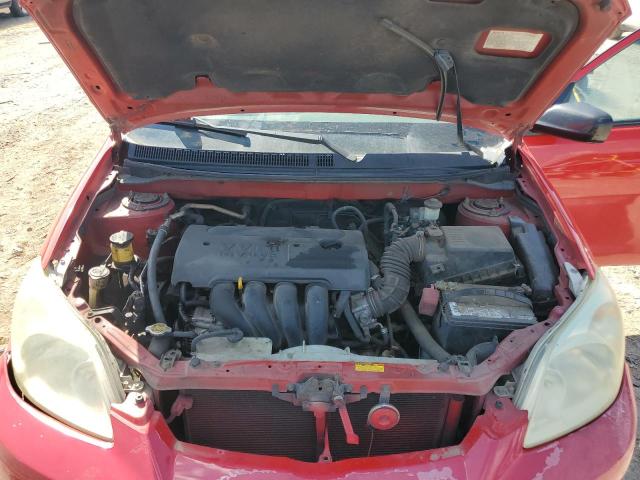 2T1KR32E76C572674 - 2006 TOYOTA COROLLA MA XR RED photo 11