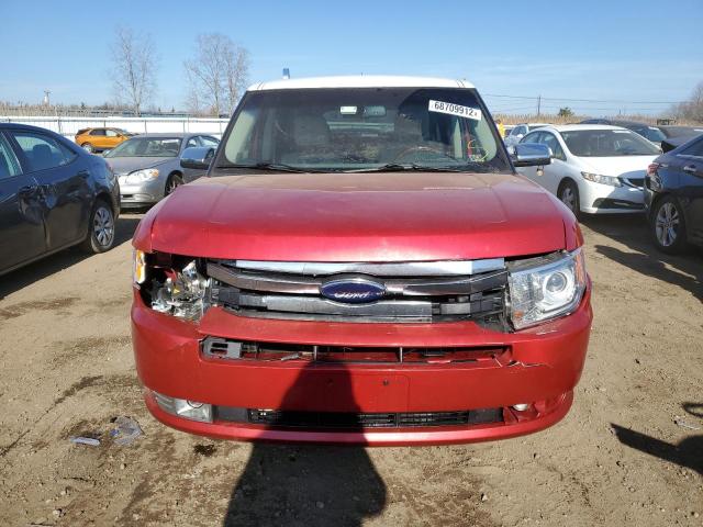 2FMHK6DC5ABA10247 - 2010 FORD FLEX LIMITED RED photo 5