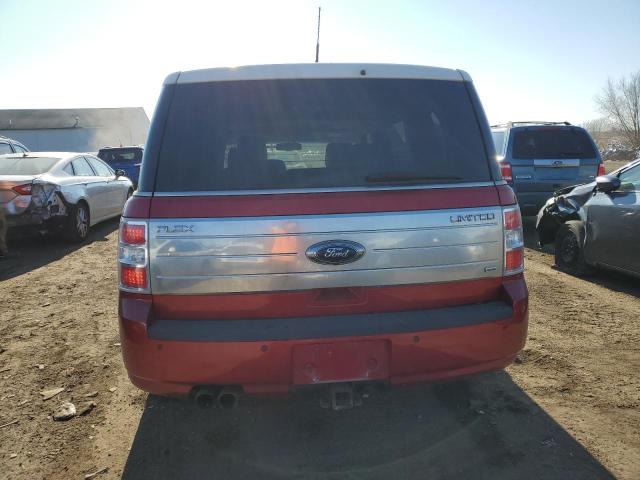 2FMHK6DC5ABA10247 - 2010 FORD FLEX LIMITED RED photo 6