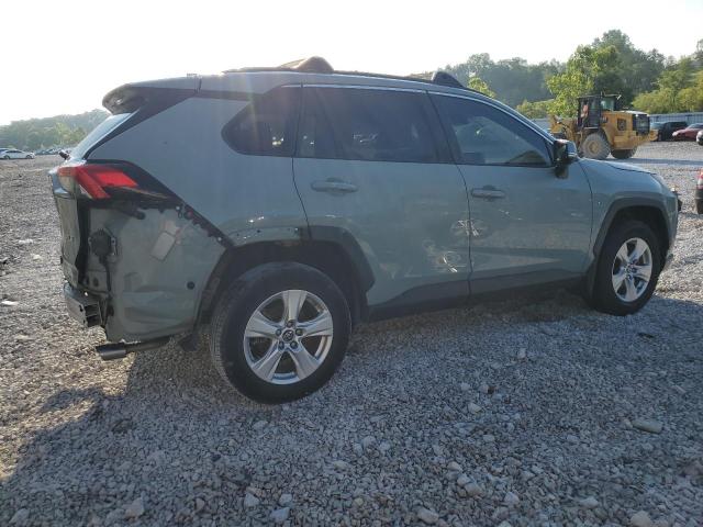 2T3W1RFV0KW019354 - 2019 TOYOTA RAV4 XLE 绿色 照片 3