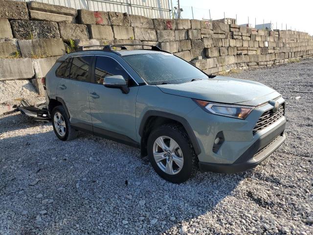 2T3W1RFV0KW019354 - 2019 TOYOTA RAV4 XLE 绿色 照片 4
