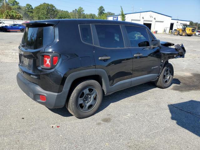 ZACNJAAB9KPK10258 - 2019 JEEP RENEGADE SPORT BLACK photo 3