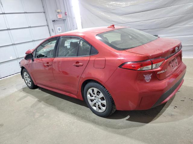 JTDEPRAE7LJ038372 - 2020 TOYOTA COROLLA LE Czerwony zdjęcie 2