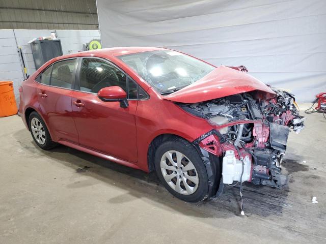 JTDEPRAE7LJ038372 - 2020 TOYOTA COROLLA LE Czerwony zdjęcie 4