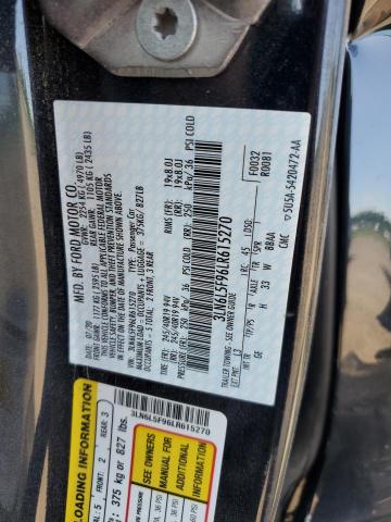 3LN6L5F96LR615270 - 2020 LINCOLN MKZ RESERVE შავი ფოტო 12