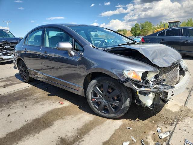 2HGFA1F53BH306660 - 2011 HONDA CIVIC LX GRAY photo 4