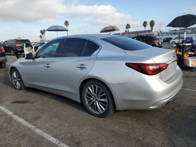 JN1EV7AP6JM364223 - 2018 INFINITI Q50 LUXE SILVER photo 2