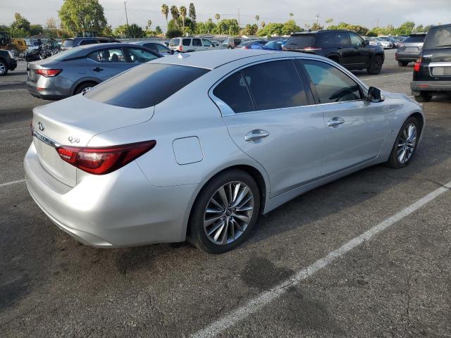 JN1EV7AP6JM364223 - 2018 INFINITI Q50 LUXE SILVER photo 3