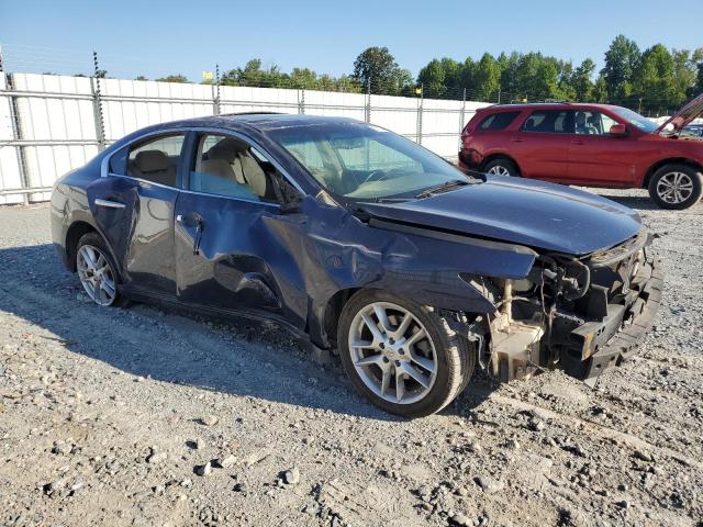 1N4AA5AP5DC811281 - 2013 NISSAN MAXIMA S BLUE photo 4