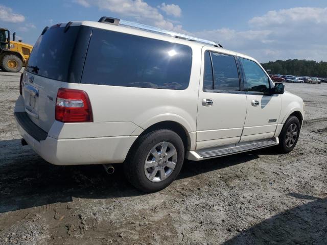 1FMFK20507LA36898 - 2007 FORD EXPEDITION EL LIMITED WHITE photo 3