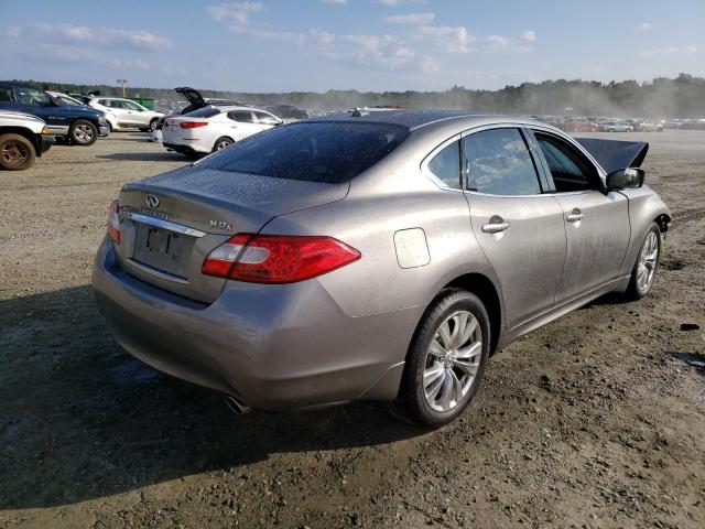 JN1BY1ARXDM602149 - 2013 INFINITI M56 X BEIGE photo 3