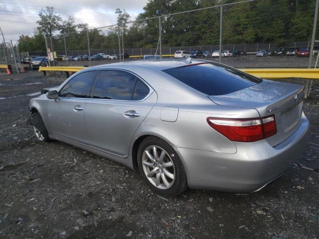 JTHGL46F475013046 - 2007 LEXUS LS 460L SILVER photo 2