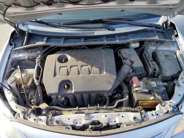 5YFBU4EE0DP080713 - 2013 TOYOTA CAROLLA BASE SILVER photo 11