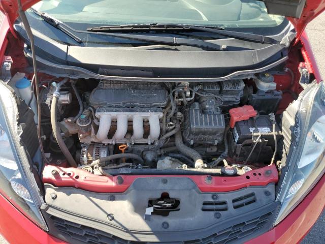 JHMGE8H52DC022101 - 2013 HONDA FIT SPORT RED photo 11