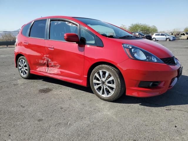 JHMGE8H52DC022101 - 2013 HONDA FIT SPORT RED photo 4