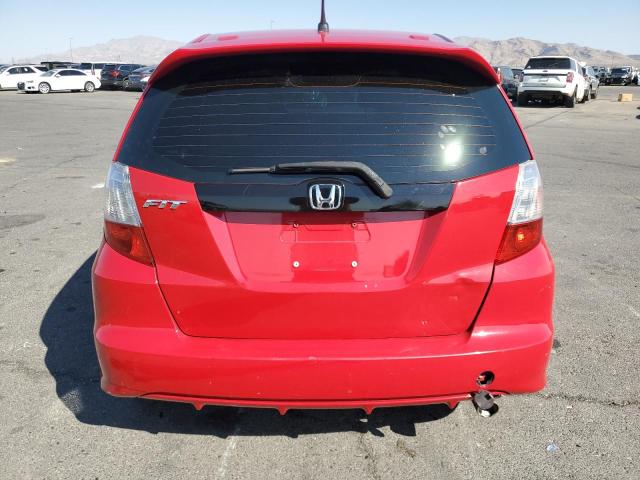 JHMGE8H52DC022101 - 2013 HONDA FIT SPORT RED photo 6