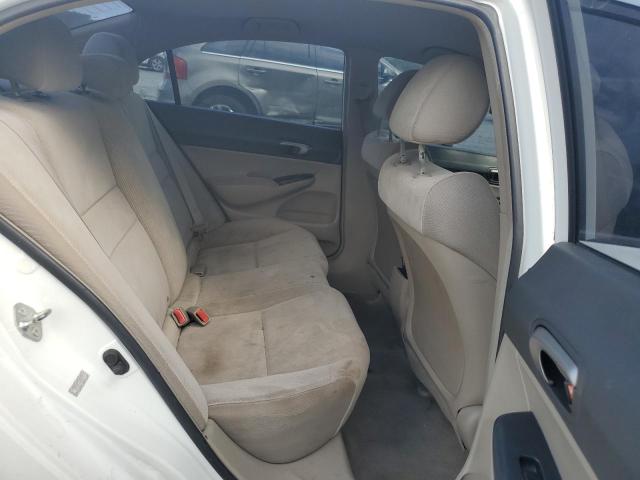 19XFA1F56BE047088 - 2011 HONDA CIVIC LX WHITE photo 10