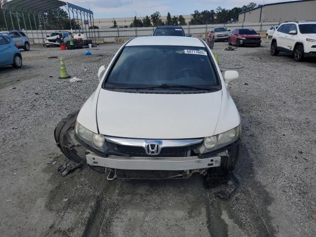 19XFA1F56BE047088 - 2011 HONDA CIVIC LX WHITE photo 5