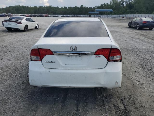 19XFA1F56BE047088 - 2011 HONDA CIVIC LX WHITE photo 6