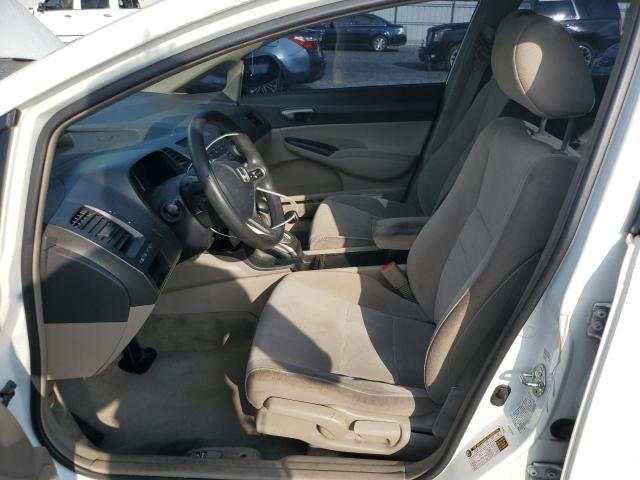 19XFA1F56BE047088 - 2011 HONDA CIVIC LX WHITE photo 7