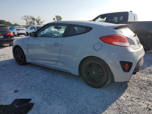 KMHTC6AE1FU222528 - 2015 HYUNDAI VELOSTER TURBO Արծաթագույն լուսանկար 2